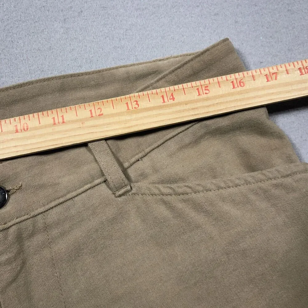 Ted Baker London Pants Men 33 Straight Tan Khaki Cotton Made In Italy Classic‎